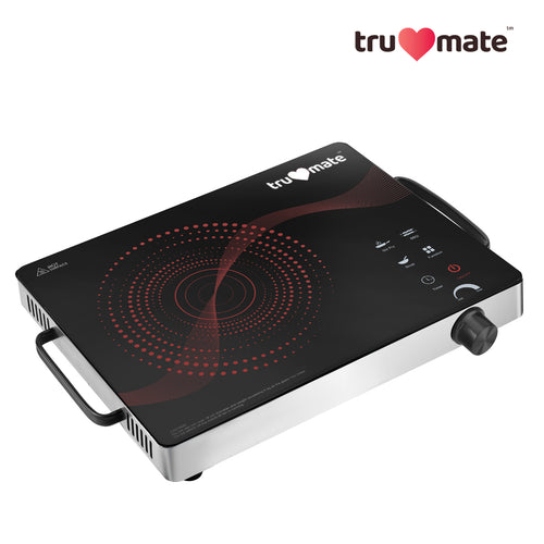 trumate truheat IRG 2252 – 2200W Infrared Cooktop (Gloss Finish) with Touch Panel, Preset Menus & BBQ Grill