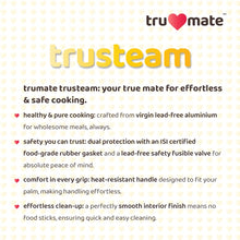 Trumate trusteam aluminium pressure cooker classic – 5ltr
