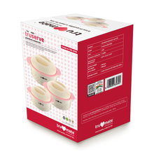 trumate truserve CRC 6700 Premium Insulated Casserole Set of 3, Pink, Stainless Steel Inner