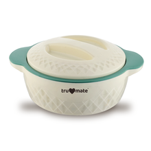 trumate Insulated Casserole Hot Pot for Kitchen with Stainless Steel Inner | Food Grade PU Insulation | Keeps Food Hot & Fresh | 1400ml (1.4 L)| BPA Free | Green |