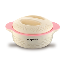 trumate Insulated Casserole Hot Pot for Kitchen with Stainless Steel Inner | Food Grade PU Insulation | Keeps Food Hot & Fresh | 1400ml (1.4 L)| BPA Free | Pink |