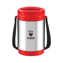 trumate truserve LSH 3003 Premium Insulated Stainless Steel Lunch Box with 3 Containers, Salad Box & Adjustable Shoulder Strap