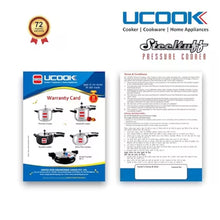 UCOOK PRESSURE COOKER STEELTUFF STAINLESS STEEL INNER LID (5 LTR) CODE-PC0062