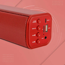 ZEBRONICS Vita Plus, Supporting LED Display, USB, SD Card, AUX, TWS & Call Function 16 W Bluetooth Soundbar  (Red Camo, Stereo Channel)