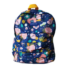 Lavie Sport Spring 18L Printed Casual Backpack |School Bag Navy
