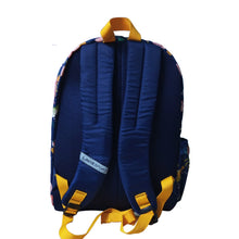 Lavie Sport Spring 18L Printed Casual Backpack |School Bag Navy