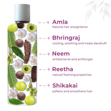 Khadi Mauri Herbal Amla and Bhringraj Herbal Shampoo - Prevents Hairfall & Damage, Strengthens Roots & Hair Follicles - Enriched with Natural Ingredients - 210 ML (Pack of 3)