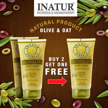 Buy 2 Get 1 Free INATUR Face Wash - Olive & Oat, For Women & Men, Sensitive Skin Care, Sulphate Free & Organic, 150 ml