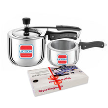 Buy Combi 3 Ltr + 2 Ltr Cooker @3249 & Get Assorted Bedsheet