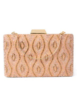 Indya Pastel Pink Bead Embroidered Clutch