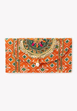 Indya Red Patola Print Shagun Envelope