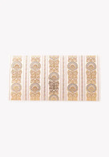 Indya Beige Vertical Floral Print Shagun Envelope (Set of 10)