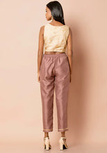 Indya Rose Gota Insert Fitted Pants Small Size