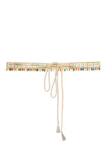 Indya Gold Sequin Beaded Lace Belt