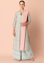 Indya Pink Teekli Georgette Dupatta