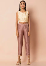 Indya Rose Gota Insert Fitted Pants Small