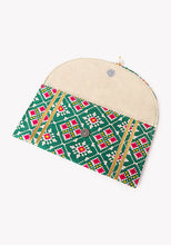 Indya Green Patola Print Shagun Envelope