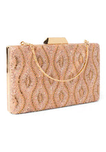 Indya Pastel Pink Bead Embroidered Clutch