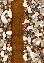 Indya Gold Stone Embellished Clutch