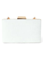 Indya Silver Bead Embroidered Clutch