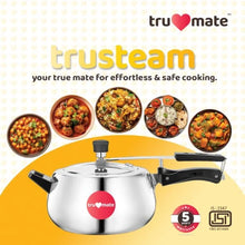 Trumate trusteam aluminium pressure cooker contour – 3 ltr