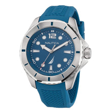 Nautica Men's KOH May Bay Light Blue Silicone Strap Watch (Model: NAPKMF203)