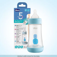 Chicco Perfect5 Feeding Bottle (240ml, Medium) (Blue)