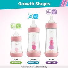 Chicco Perfect5 Feeding Bottle (300ml, Fast) (Pink)