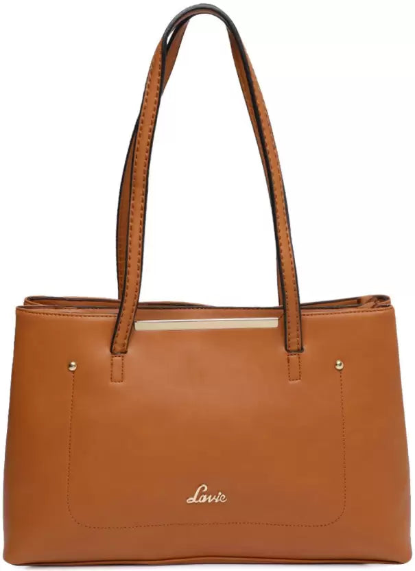 LAVIE Women Tan Shoulder Bag Extra Spacious Vvalyou