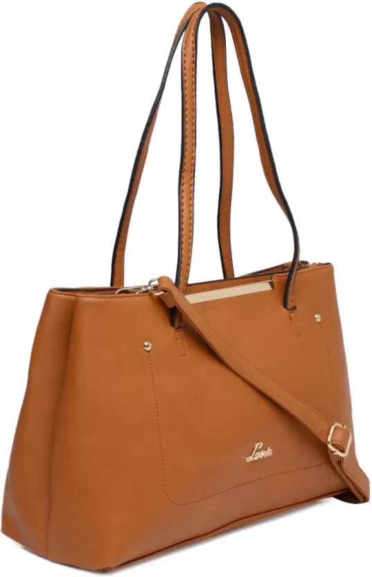 LAVIE Women Tan Shoulder Bag Extra Spacious Vvalyou