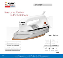 Ucook Junto  AP0261 DRY HEAVY 1000 W Dry Iron