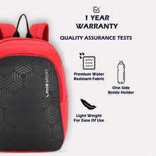 Lavie Sport Small 18 L Backpack Hexa 2C Day Pack Dobby (Red)