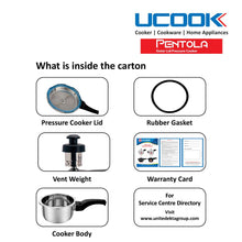 UCOOK  Pentola Aluminium 5 Litre