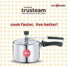 Trumate trusteam aluminium pressure cooker classic – 3ltr