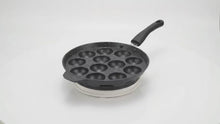 trumate truchef NSAP 3313 – Non-Stick Appapatram with Glass Lid, 12 Cavity Appam Pan