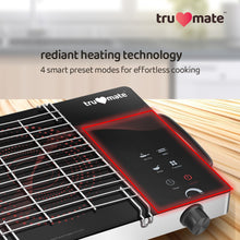 trumate Truheat IRG 2252 – 2200W Infrared Cooktop (Gloss Finish) with Touch Panel, Preset Menus & BBQ Grill