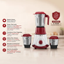 trumate truwhirl 1123 – 500W Mixer Grinder with 3 Stainless Steel Jars, 3-Speed Control & Pulse Function