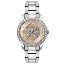 TIMEX E CLASS WOMEN'S ROSE GOLD DIAL ROUND CASE MULTIFUNCTION FUNCTION WATCHES -TWEL13000