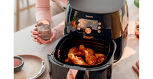 PHILIPS Air Fryer HD9867/90, 7.3L XXLcapacity, 2225W, Chef Ranveer Brar's Signature Series Philips Airfryer with Smart Sensing Technology - HD9867/90