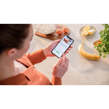 PHILIPS Air Fryer HD9200/90, uses up to 90% less fat, 1400W, 4.1 Liter, with Rapid Air Technology (Black), Large