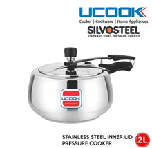 UCOOK By United Ekta Engg. Silvo Stainless Steel 2 L Induction Bottom Pressure Cooker  (Stainless Steel)