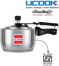 UCOOK Steeltuff 1.5 L Induction Bottom Pressure Cooker (Stainless Steel)