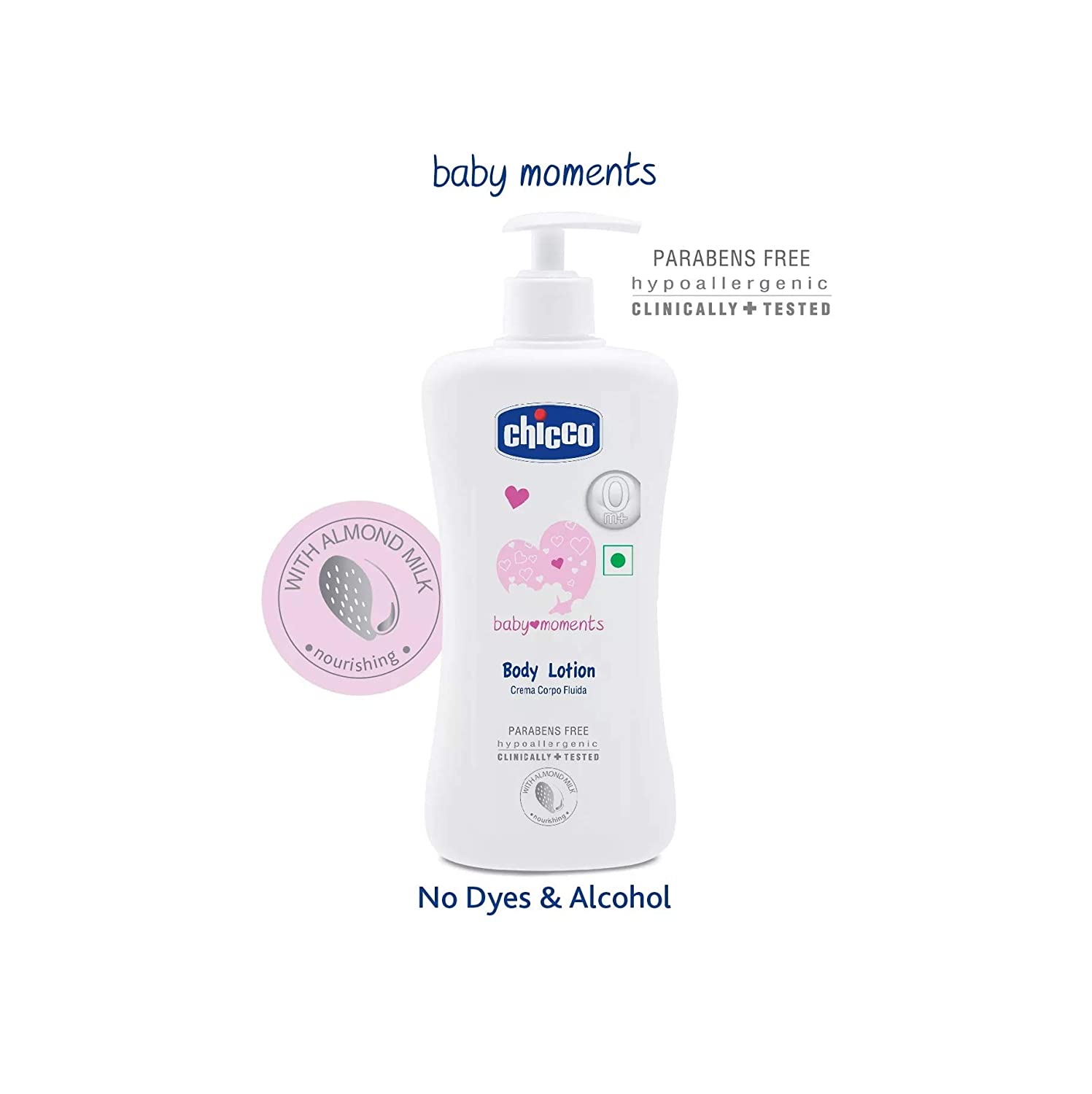 Chicco Baby Moments Body Lotion 500ml - Vvalyou